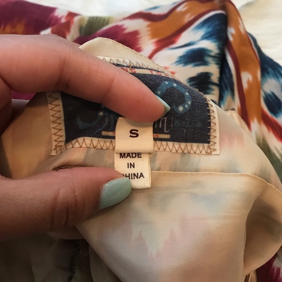 Anthropologie Burning Torch Multicolor Dress - Picture 8 of 8